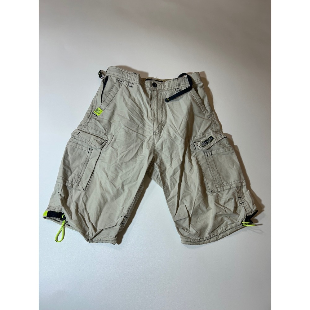 Wearfirst Cargo Shorts Boys' Size 14 Beige Cotton Nylon Blend Utility